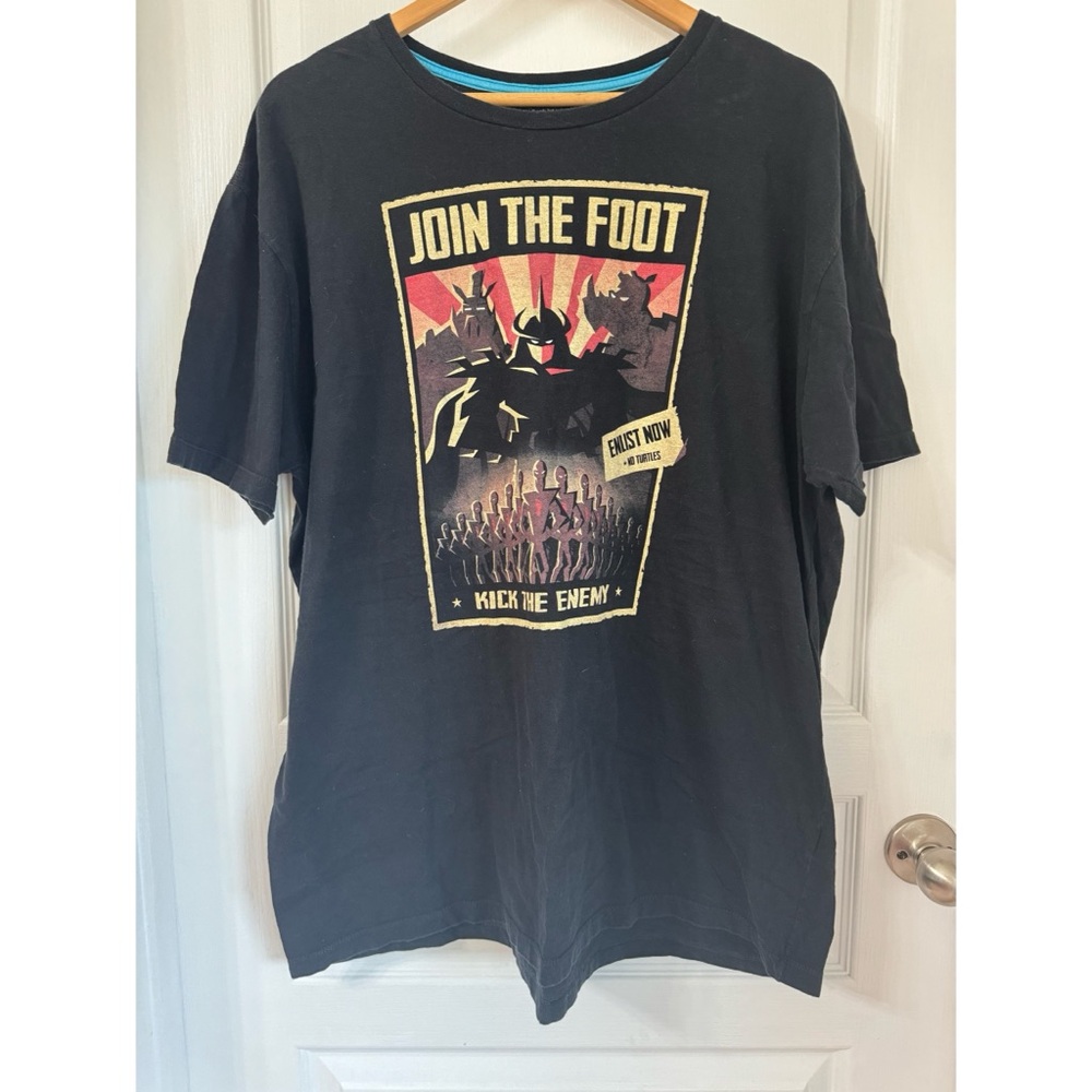 TMNT JOIN THE FOOT TEE SHIRT SZ XXL